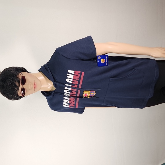 NWT FCBARCELONA short sleeved hoodie size M - Picture 3 of 17